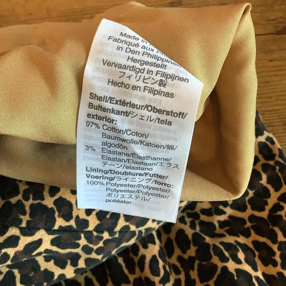 J.Crew Safari Print Pencil Skirt‎ - Size 6